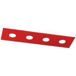 Plafoniere Moderne-Top Light path plafoniera per cucina moderna vetro lucido rosso