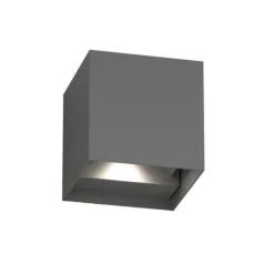 Applique Da Esterno-Top Light perth applique cubo da esterno antracite led cct biemissione