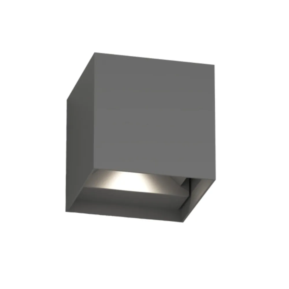 Applique Da Esterno-Top Light perth applique cubo da esterno antracite led cct biemissione