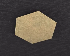 Accessori-Top Light Toplight placca esagonale metallo foglia oro per plafoniera hexagon