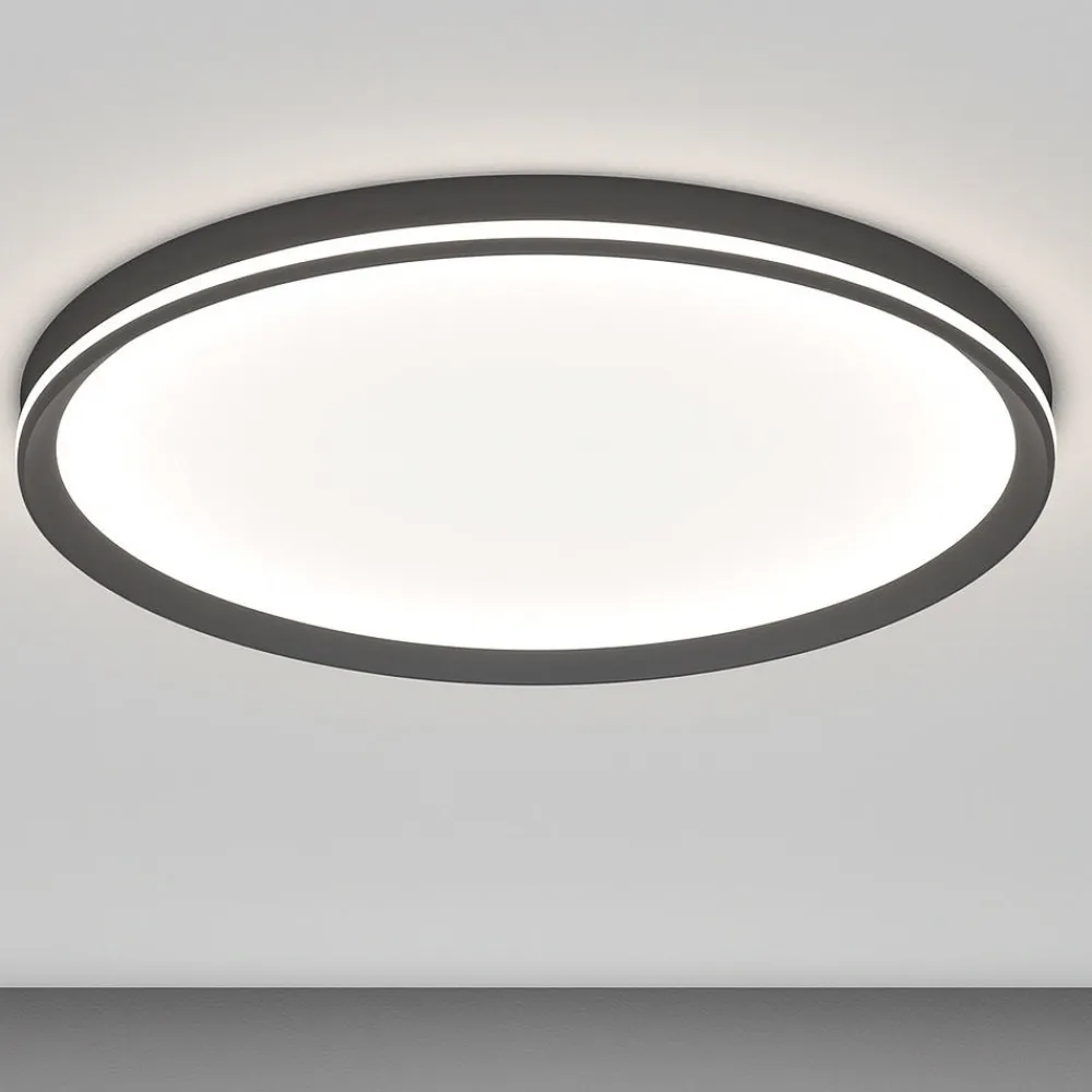 Plafoniere Moderne-Top Light plafoniera da cucina moderna area bianca rotonda led 55w cct
