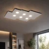 Plafoniere Moderne-Top Light plafoniera grigio design moderna per cucina