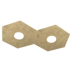 Plafoniere Moderne-Top Light Toplight plafoniera hexagon moderna foglia oro