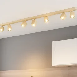 Plafoniere Moderne-Top Light plafoniera kibo sabbia 7 luci orientabili gu10 per cucina