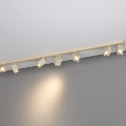 Plafoniere Moderne-Top Light plafoniera kibo sabbia 7 luci orientabili gu10 per cucina