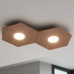 Plafoniere Moderne-Top Light Toplight plafoniera moderna foglia rame