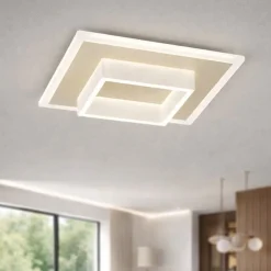 Plafoniere Moderne-Top Light plafoniera moderna wish per cucina led 29w cct sabbia