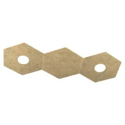 Plafoniere Moderne-Top Light Toplight plafoniera moderna placca foglia oro esagoni