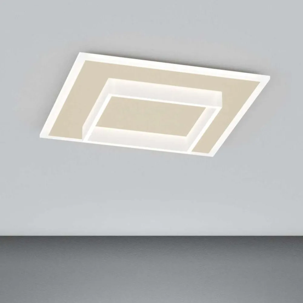 Plafoniere Moderne-Top Light plafoniera wish sabbia design quadrato per cucina led cct