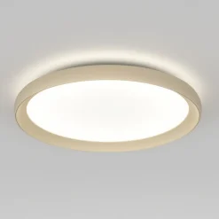 Plafoniere Moderne-Top Light plana plafoniera sabbia biemissione led 37w cct rotonda per cucina