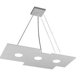 Lampadari Cucina-Top Light plate lampadario grigio design per cucina moderna