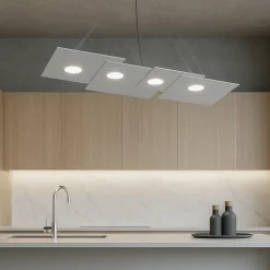 Lampadari Cucina-Top Light Toplight plate lampadario per cucina grigio design