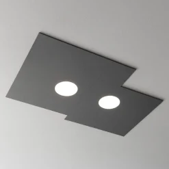 Plafoniere Moderne-Top Light plate plafoniera moderna antracite
