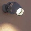 Faretti Da Esterno-Top Light roma faretto grigio per esterno anti corrosione ip66