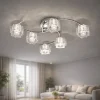 Plafoniere Moderne-Top Light rubik plafoniera con faretti n vetro orientabili