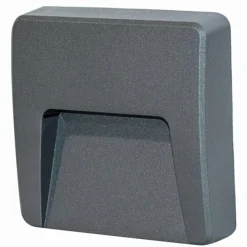 Segnapasso Led-Top Light segnapasso a parete per esterni moderno antracite led 3w cct ip65