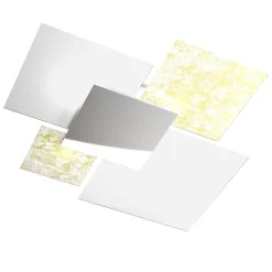 Plafoniere Moderne-Top Light shadow plafoniera da cucina moderna 90cm vetri bianco foglia oro