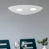 Lampadari Cucina-Top Light Toplight shape lampadario per cucina moderna bianco