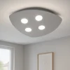 Plafoniere Moderne-Top Light Toplight shape plafoniera da cucina moderna grigio