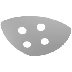 Plafoniere Moderne-Top Light Toplight shape plafoniera da cucina moderna grigio