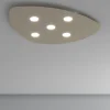 Plafoniere Moderne-Top Light Toplight shape plafoniera sabbia moderna per soggiorno