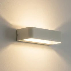 Applique Da Parete-Top Light smart applique led rettangolare sabbia 20w cct moderna
