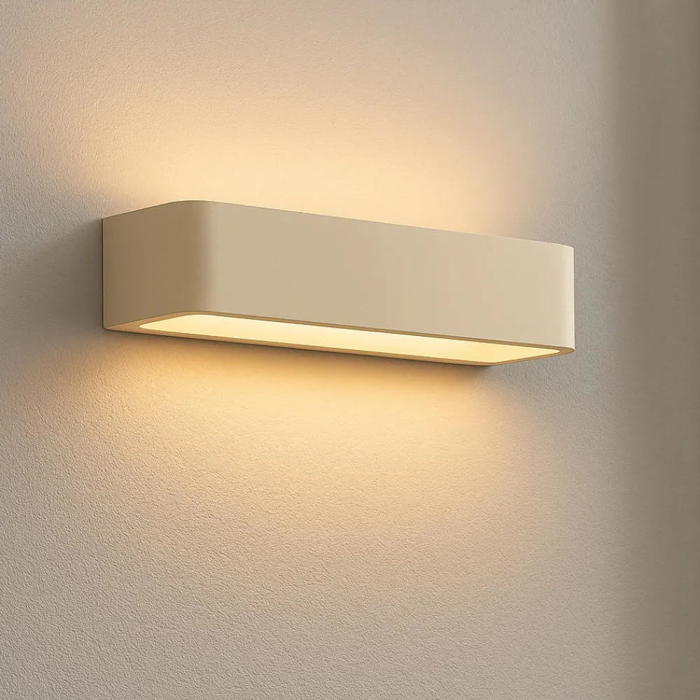 Applique Da Parete-Top Light smart applique sabbia da parete soggiorno led 31w cct biemissione