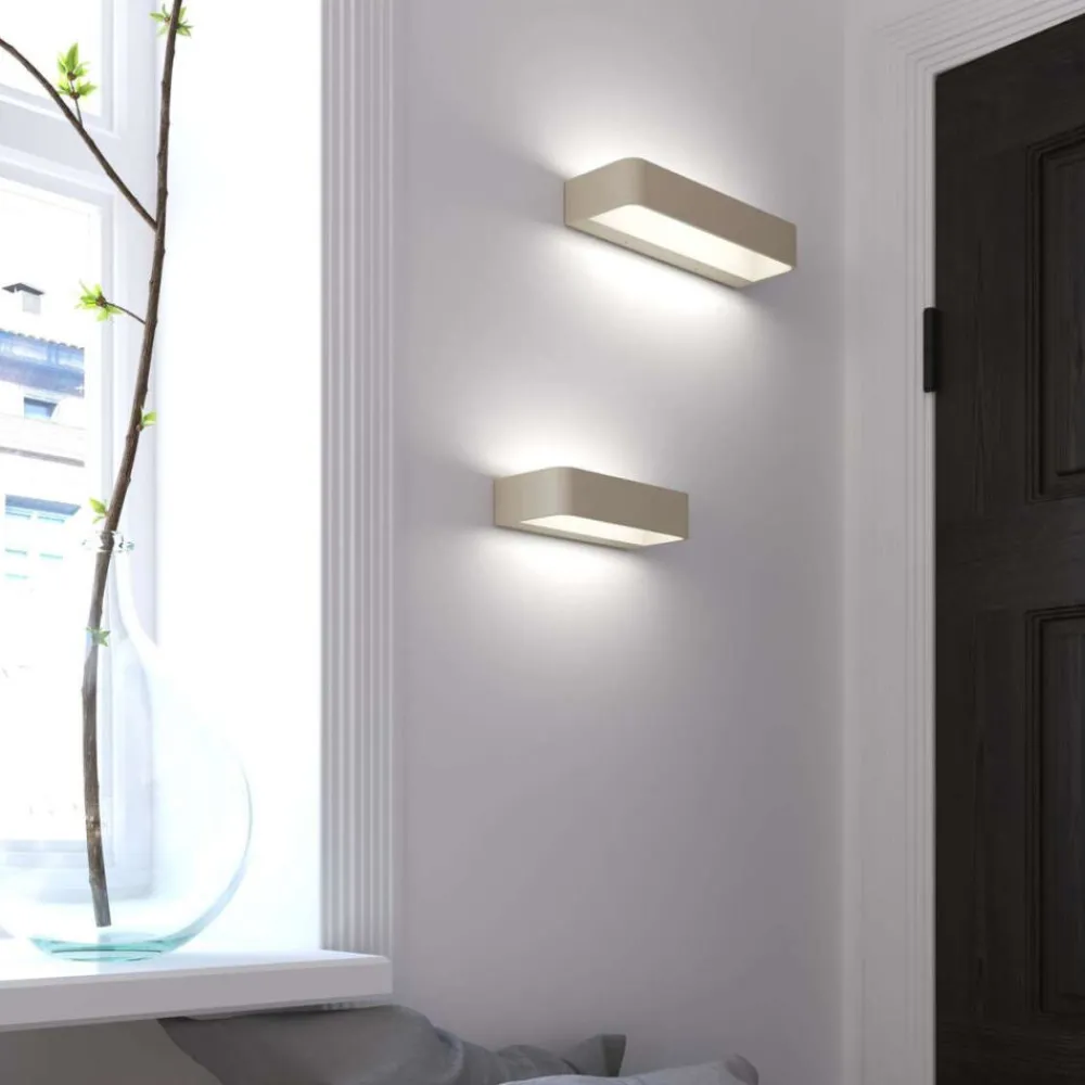 Applique Da Parete-Top Light smart applique sabbia da parete soggiorno led 31w cct biemissione
