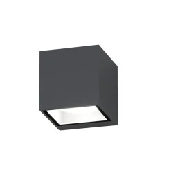 Applique Da Esterno-Top Light spa applique per esterno cubo antracite biemissione luce ip54