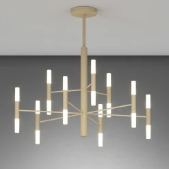 Lampadari Moderni-Top Light space sabbia lampadario moderno 9 bracci per soggiorno