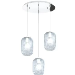 Lampadari Cucina-Top Light tender lampadario per cucina vetri blu