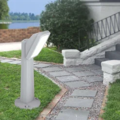 Lampioni Da Giardino-Top Light trento grigio lampioncino da giardino ip66