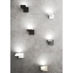 Applique Da Parete-Top Light Toplight up applique lampada da parete marrone moderna