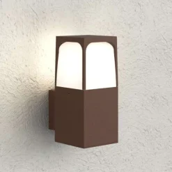 Applique Da Esterno-Top Light york applique da esterno corten design moderno