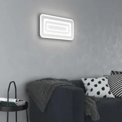 Plafoniere Moderne-Top Light zoom grande plafoniera moderna rettangolare led cct