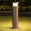 Lampioni Da Giardino-Ideal Lux Torre pt1 h60 lampione da esterno marrone per giardini