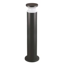 Lampioni Da Giardino-Ideal Lux Torre pt1 h80 lampione da giardino nero