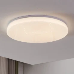 Plafoniere Moderne-Eglo Totari z plafoniera moderna diametro 53 cm led 2700k a 6500k