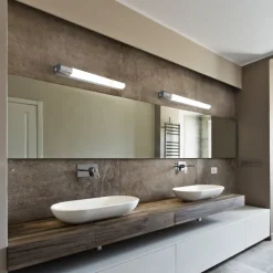 Applique Da Bagno-Eglo Tragacete applique da bagno per specchio led 4000k ip44