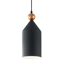 Lampade A Sospensione-Ideal Lux Triade-1 sp1 lampada a sospensione antracite