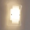 Applique Da Parete-Ideal Lux Triplo ap1 applique lampada da parete triplo vetro bianco