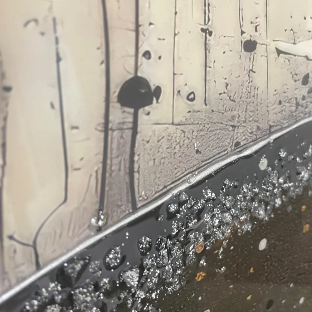 Quadri Moderni-Selezionato da Mazzolaluce Trittico di quadri moderni in resina decorata 150x70 per soggiorno
