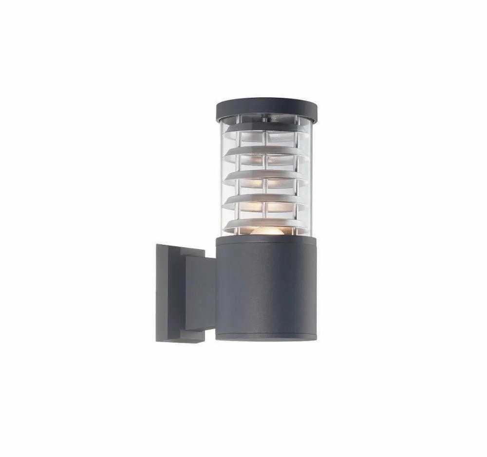 Applique Da Esterno-Ideal Lux Tronco ap1 applique nero per esterno ip44