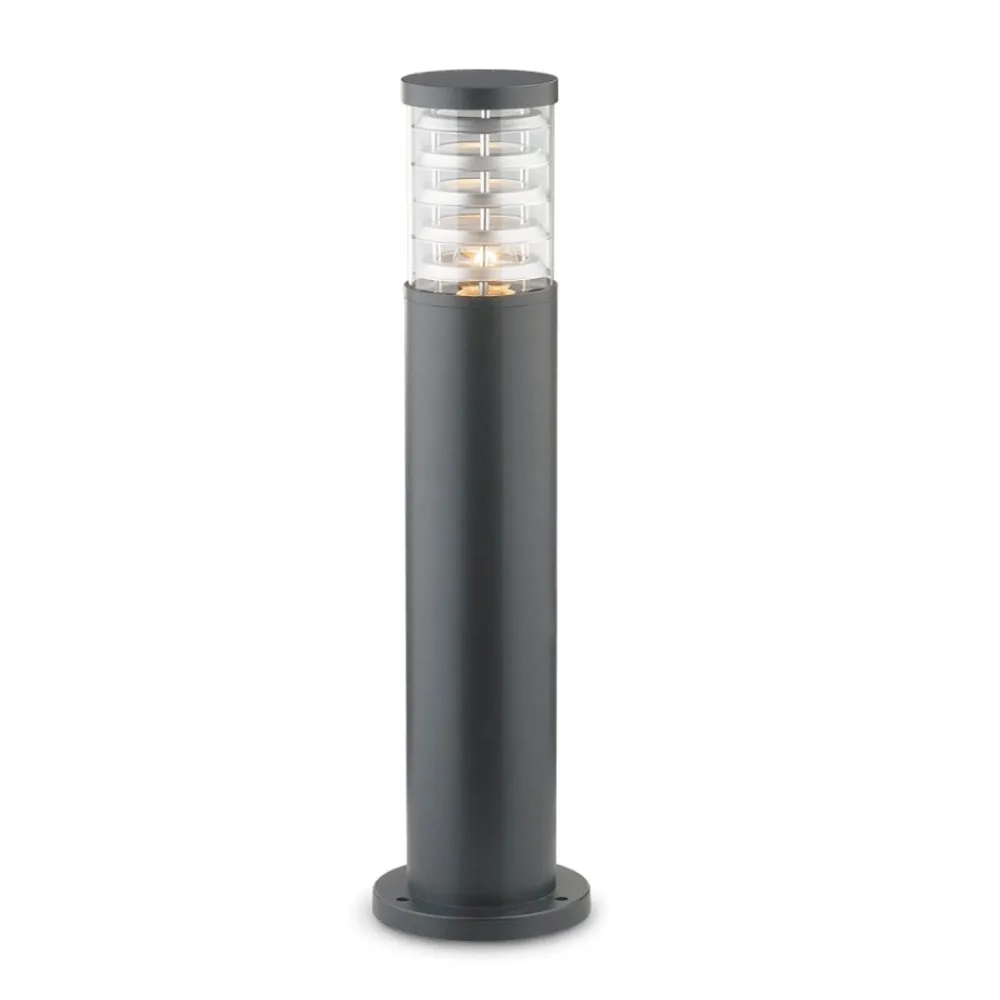Lampioni Da Giardino-Ideal Lux Tronco pt1 h60 lampioncino antracite da giardino ip65 per esterni