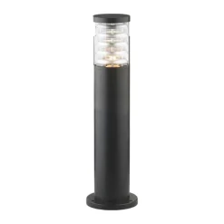 Lampioni Da Giardino-Ideal Lux Tronco pt1 h40 nero lampioncino da giardino ip65 per esterno