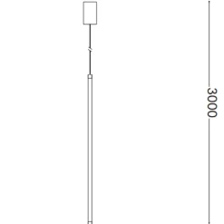 Lampade A Sospensione-Ideal Lux Tubix lampada a sospensione 100 cm led 3000k moderno