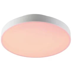 Plafoniere Moderne-Eglo Turcona plafoniera led 15w smart rgb dimmerabile 2700k-6500k controllo remoto app