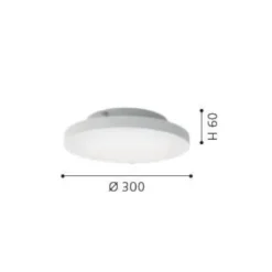 Plafoniere Moderne-Eglo Turcona plafoniera led 15w smart rgb dimmerabile 2700k-6500k controllo remoto app