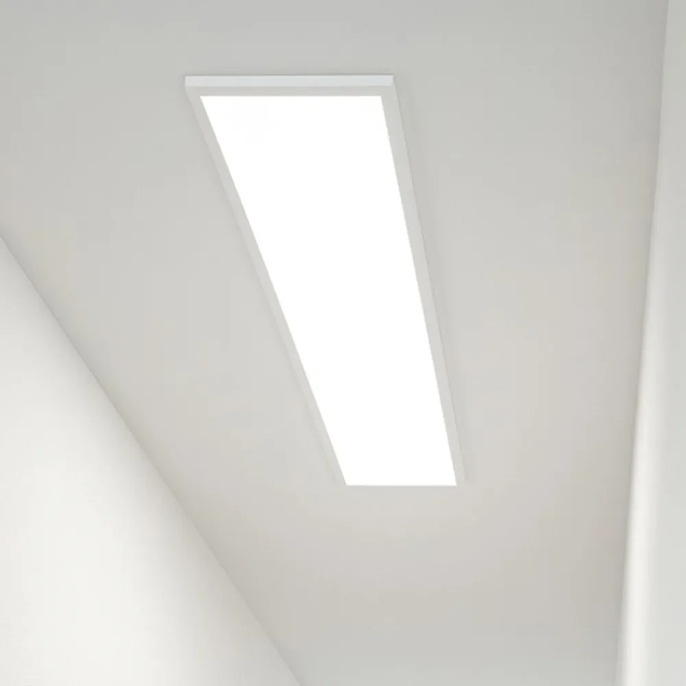 Plafoniere Moderne-Eglo Turcona plafoniera led 120x30 38w tricolor rettangolare