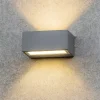 Applique Da Esterno-Ideal Lux Twin ap1 applique da esterno g9 grigio ip44